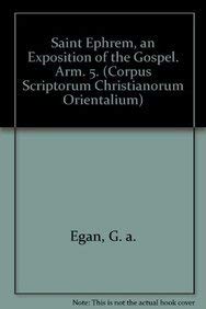 Beispielbild fr Saint Ephrem, an Exposition of the Gospel (Paperback) zum Verkauf von CitiRetail