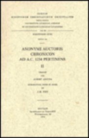 Beispielbild fr Anonymi Auctoris Chronicon Ad A.C. 1234 Pertinens, II (Paperback) zum Verkauf von CitiRetail