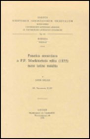 9789042904125: PATERICA ARMENIACA A P.P. MECHITARISTIS EDITA (1855) NUNC LATINE REDDI (Corpus Scriptorum Christianorum orientalium)