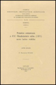 Beispielbild fr Paterica armeniaca a P.P. Mechitaristis edita (1855) nunc latine reddita, IV zum Verkauf von ISD LLC