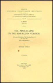 Stock image for Apocalypse in the Harklean Version. A Facsimile Edition of Ms. Mardin Orth. 35, fol. 143r-159v, wit for sale by ISD LLC