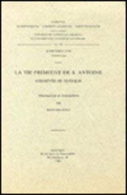 9789042904590: LA VIE PRIMITIVE DE S. ANTOINE.: 184 (Corpus Scriptorum Christianorum orientalium)