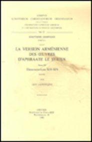 9789042904644: La version Armnienne des oeuvres d'Aphraate le Syrien III (Corpus Scriptorum Christianorum orientalium)