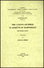 Beispielbild fr The Canons Ascribed to Maruta of Maipherqat and Related Sources (Paperback) zum Verkauf von CitiRetail