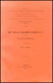 Beispielbild fr Mt Sinai Arabic Codex 151, I. Pauline Epistles zum Verkauf von ISD LLC