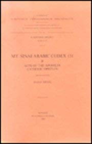 Beispielbild fr Mt Sinai Arabic Codex 151, II. Acts and Catholic Epistles zum Verkauf von ISD LLC
