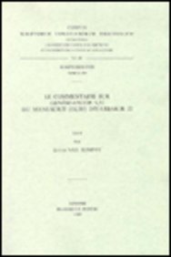9789042905245: Le Commentaire Sur Genese-Exode 9, 32 Du Manuscrit (Olim) Diyarbakir 22: T. (Corpus Scriptorum Christianorum Orientalium, Scriptores Syri) (French Edition)