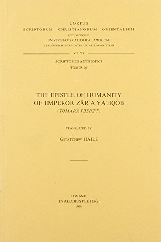 9789042905641: The Epistle of Humanity of Emperor Zar'a Ya Eqob. Aeth. 96.