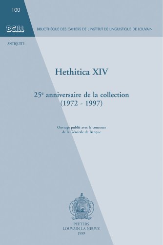 Beispielbild fr Hethitica XIV zum Verkauf von ISD LLC