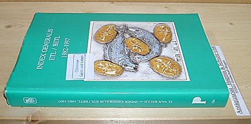 Stock image for Index Generalis 1982-1997. Ephemerides Theologicae Lovanienses. Bibliotheca Ephemeridum Theologicarum Lovaniensium [Soft Cover ] for sale by booksXpress