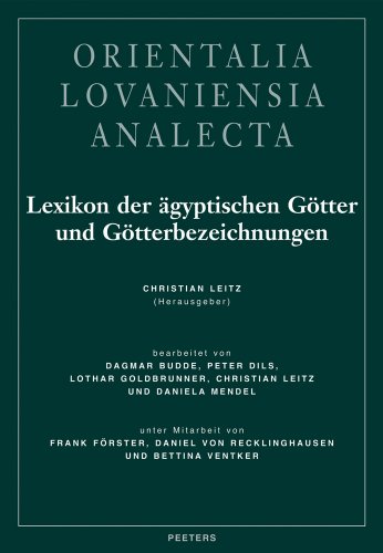 Beispielbild fr Lexikon der agyptischen Gotter und Gotterbezeichnungen 7 (Orientalia Lovaniensia Analecta) [Hardcover ] zum Verkauf von booksXpress