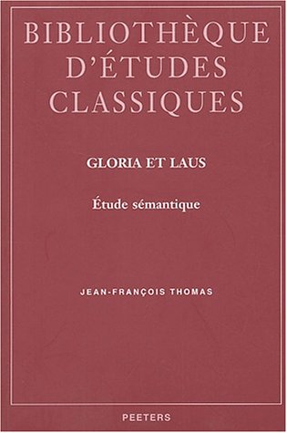 9789042911765: Bibliothque d'tudes classiques: Etude Semantique (Bibliothque d'Etudes Classiques)