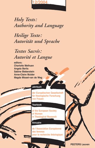 Beispielbild fr Holy Texts: Authority and Language - Heilige Texte: Autoritaet und Sprache - Textes Sacres: Autorite et Langue (Journal of the European Society of . Rese) (English, French and German Edition) zum Verkauf von Irish Booksellers