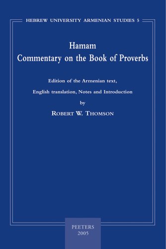 9789042915831: Hamam Commentary on the Book of Proverbs: Edition of the Armenian Text, English Translation, Notes and Introduction: v.5