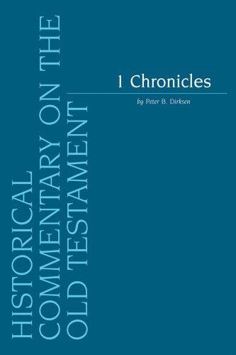 9789042916197: 1 Chronicles: Volume 0 (Historical Commentary on the Old Testament)