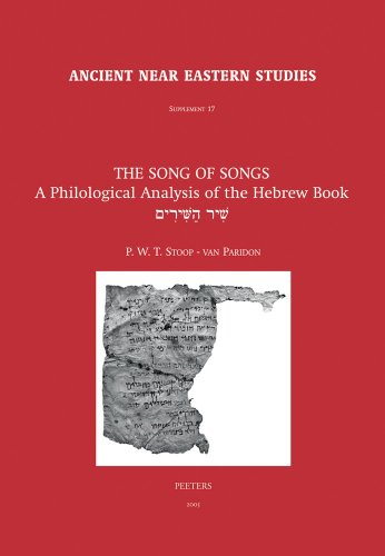 Beispielbild fr The song of songs. A Philological Analysis of the Hebrew Book. Ancient Near Eastern studies. Supplement 17. zum Verkauf von Librairie Le Trait d'Union sarl.