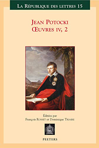 9789042916661: Jean Potocki, OEuvres IV-2: le manuscrit trouv  Saragosse (version de 1804)