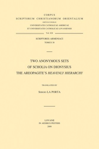 9789042919198: Two Anonymous Sets of Scholia on Dionysius the Areopagite's Heavenly Hierarchy (Scriptores Armeniaci 30) (Corpus Scriptorum Christianorum Orientalium)