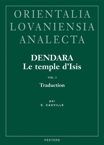 Beispielbild fr Dendara Le temple d'Isis. Vol. I zum Verkauf von ISD LLC