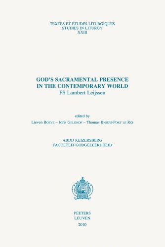 Beispielbild fr Gods Sacramental Presence in the Contemporary World zum Verkauf von ISD LLC