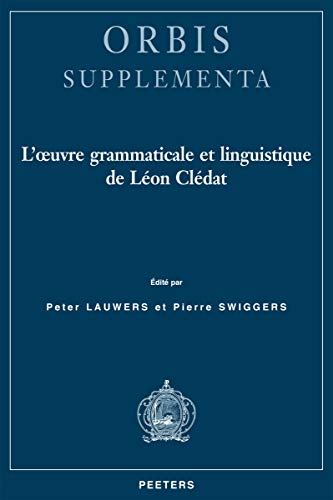 Beispielbild fr Loeuvre grammaticale et linguistique de L zum Verkauf von ISD LLC