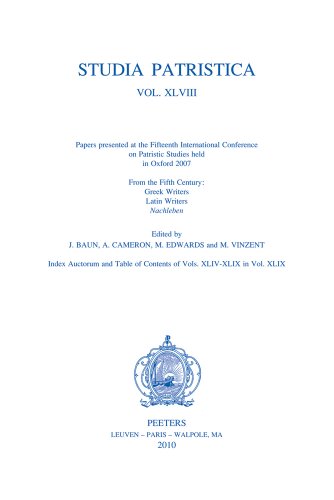 9789042923744: Studia Patristica. Vol. XLVIII - From the Fifth Century: Greek Writers, Latin Writers, Nachleben: 48 (Studia Patristica, 48)