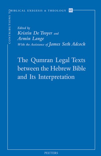 Beispielbild fr Qumran Legal Texts between the Hebrew Bible and its Interpretation zum Verkauf von ISD LLC
