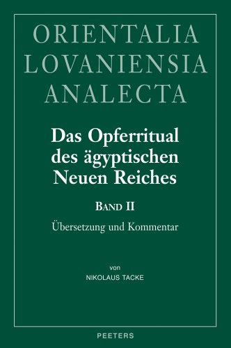 9789042927278: Das Opferritual Des Agyptischen Neuen Reiches