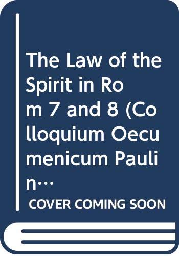 Beispielbild fr Law of the Spirit in Rom 7 and 8 zum Verkauf von ISD LLC