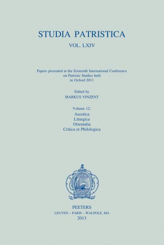 9789042929975: Studia Patristica. Vol. LXIV - Papers presented at the Sixteenth International Conference on Patristic Studies held in Oxford 2011: Volume 12: ... et Philologica: 64 (Studia Patristica, 64)