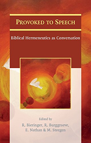 9789042930049: Provoked to Speech: Biblical Hermeneutics as Conversation