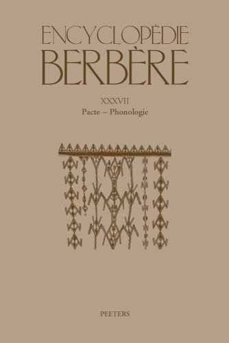 9789042931589: Encyclopdie berbre. Fasc. XXXVII: Pacte - Phonologie: 37 (Encyclopdie berbre, 37)