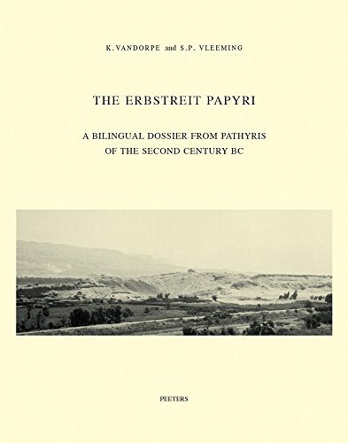 Beispielbild fr The Erbstreit Papyri: A Bilingual Dossier from Pathyris of the Second Century BC (Pap. Erbstreit) (Studia Demotica) [Soft Cover ] zum Verkauf von booksXpress