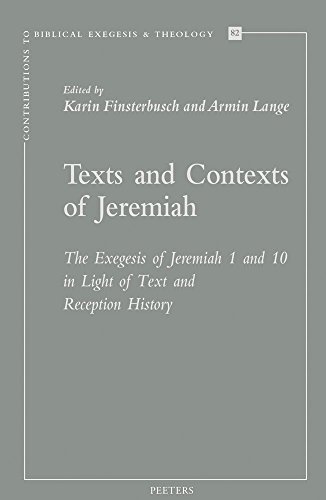 Beispielbild fr Texts and Contexts of Jeremiah zum Verkauf von ISD LLC