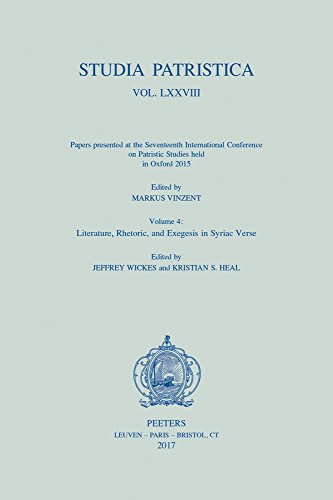 Beispielbild fr Studia Patristica. Vol. LXXVIII - Papers presented at the Seventeenth International Conference on Patristic Studies held in Oxford 2015 zum Verkauf von ISD LLC