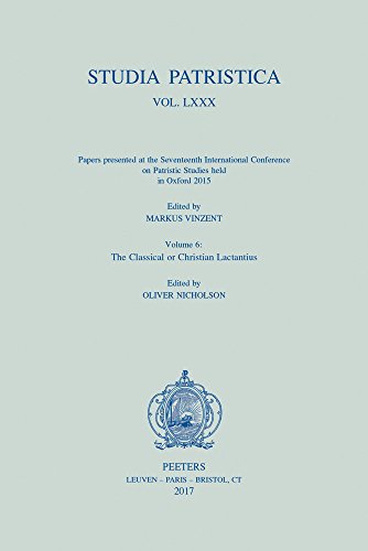 Beispielbild fr Studia Patristica. Vol. LXXX - Papers presented at the Seventeenth International Conference on Patristic Studies held in Oxford 2015 zum Verkauf von ISD LLC