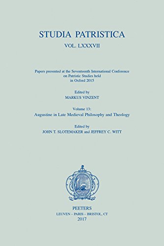 Beispielbild fr Studia Patristica. Vol. LXXXVII - Papers presented at the Seventeenth International Conference on Patristic Studies held in Oxford 2015 zum Verkauf von ISD LLC