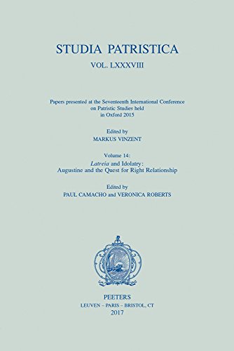 Beispielbild fr Studia Patristica. Vol. LXXXVIII - Papers presented at the Seventeenth International Conference on Patristic Studies held in Oxford 2015 zum Verkauf von ISD LLC