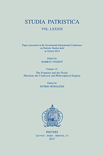 Beispielbild fr Studia Patristica. Vol. LXXXIX - Papers presented at the Seventeenth International Conference on Patristic Studies held in Oxford 2015 zum Verkauf von ISD LLC
