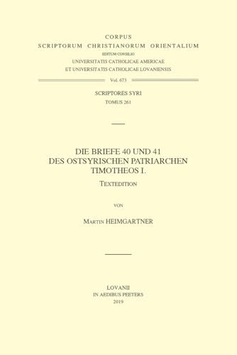 Beispielbild fr Briefe 40 u. 41 des Ostsyrischen (T) zum Verkauf von ISD LLC