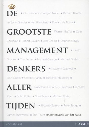 Imagen de archivo de De grootste managementdenkers aller tijden a la venta por Phatpocket Limited