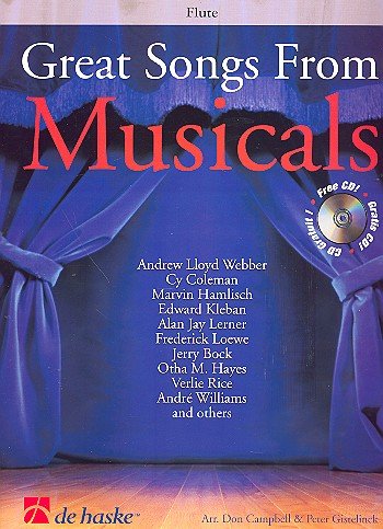 9789043110693: Great songs from musicals flute traversiere +cd