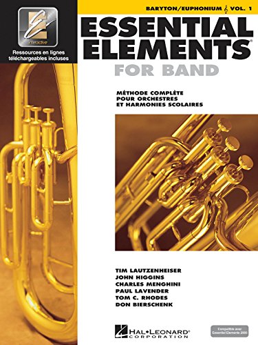 9789043123662: Essential elements 1 - pour bariton sib baryton euphonium +cd: Baritone/Euphonium