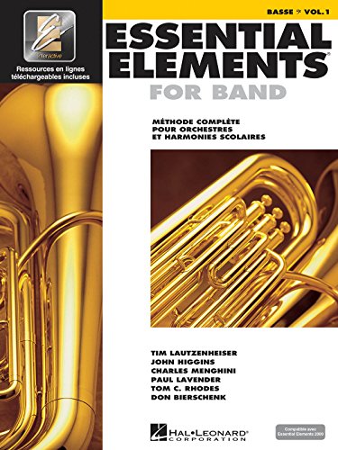 9789043123679: Essential elements 1 - pour tuba sib cle de fa +enregistrements online: Methode Complete Pour Orchestres Et Harmonies Scolaires