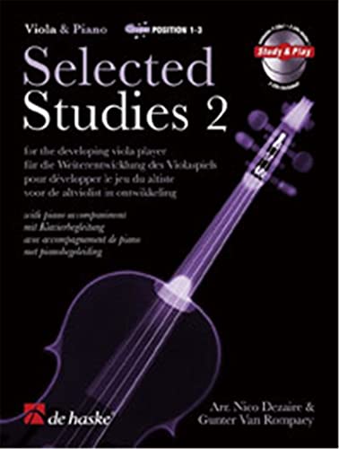 9789043124638: Nico dezaire : selected studies 2 for the developping viola player - recueil + cd (alto)