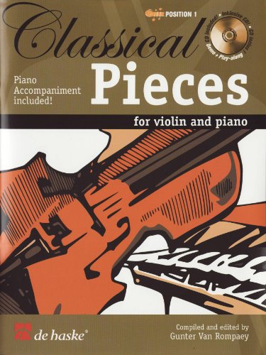9789043127516: Classical Pieces for violin & piano +CD