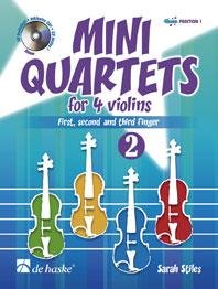 9789043128247: Mini quartets 2 for 4 violins violon +cd