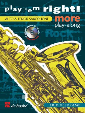 9789043129916: Play 'em right! more play along saxophone +cd