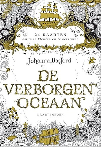 Imagen de archivo de De verborgen oceaan kaartenboek: 25 kaarten om in te kleuren (Dutch Edition) a la venta por HPB-Diamond