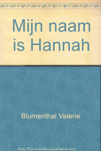 Stock image for Mijn naam is Hannah for sale by AwesomeBooks